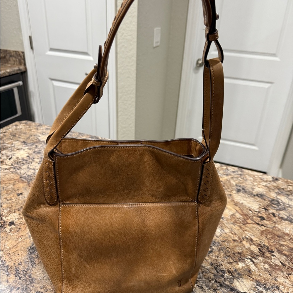 Frye Leather Shoulder Bag with details